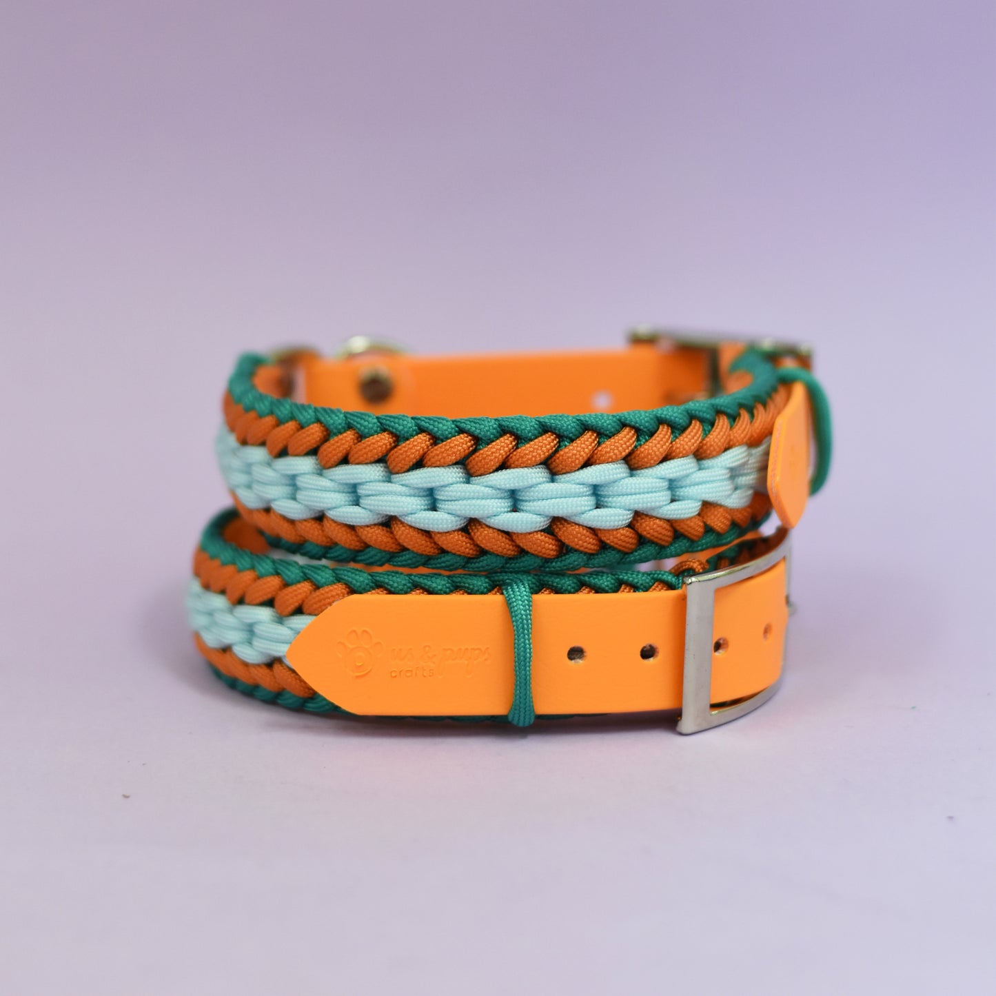 Paracord Collar - Queen Braid - 3cm Wide